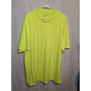 Nike Golf DriFit Tour Performance Mens Polo Shirt Neon Yellow/Green Size XXL